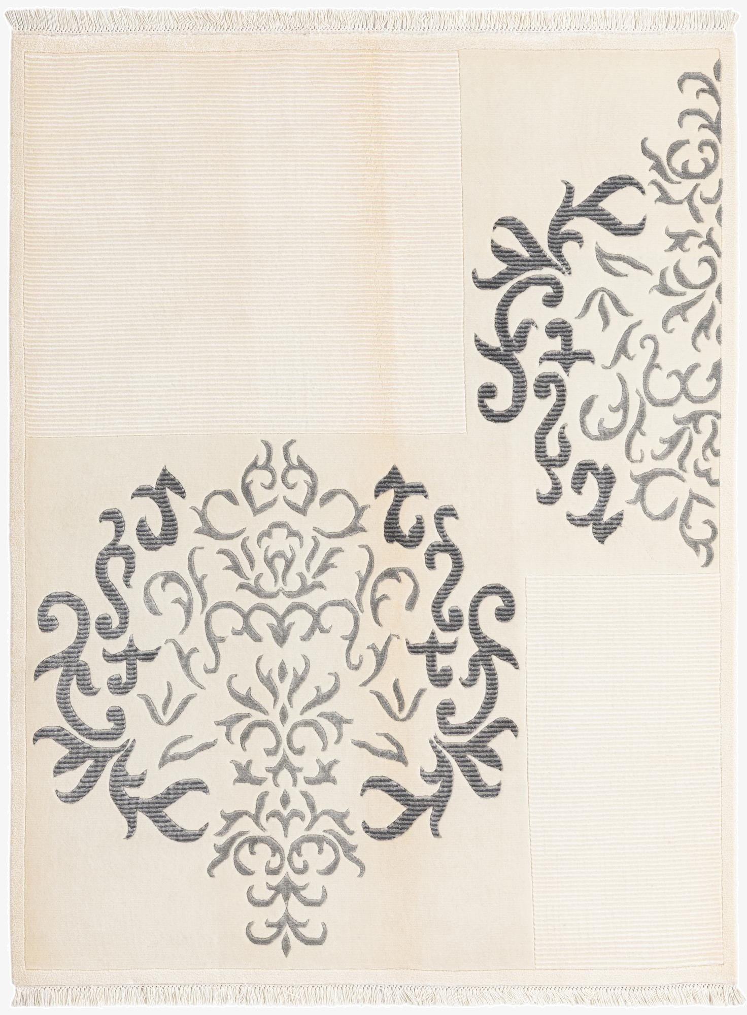  4' 10 x 6' 7  Hand Knotted Darya Wool Rug