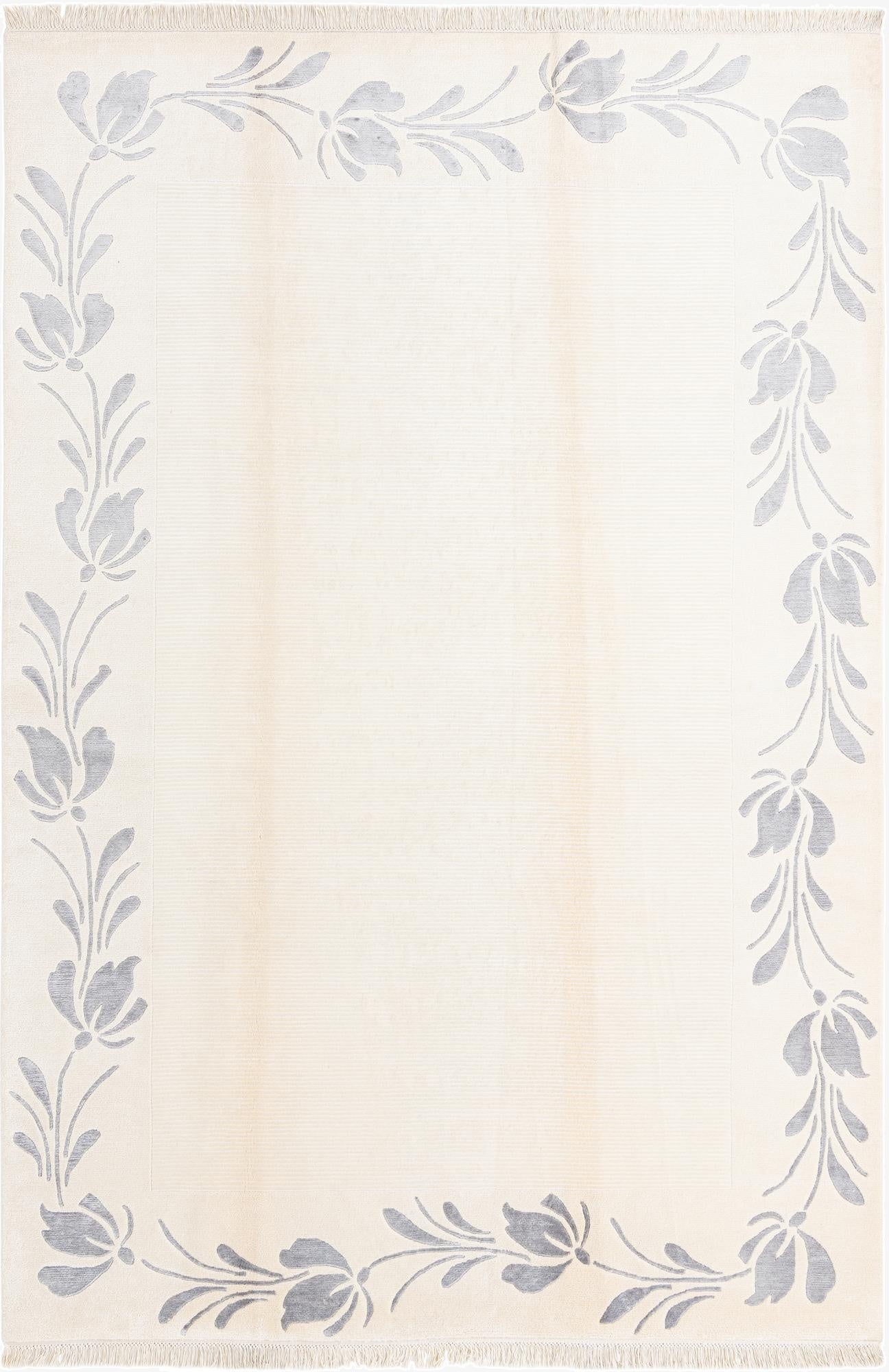  6' 7 x 9' 10  Hand Knotted Darya Rug