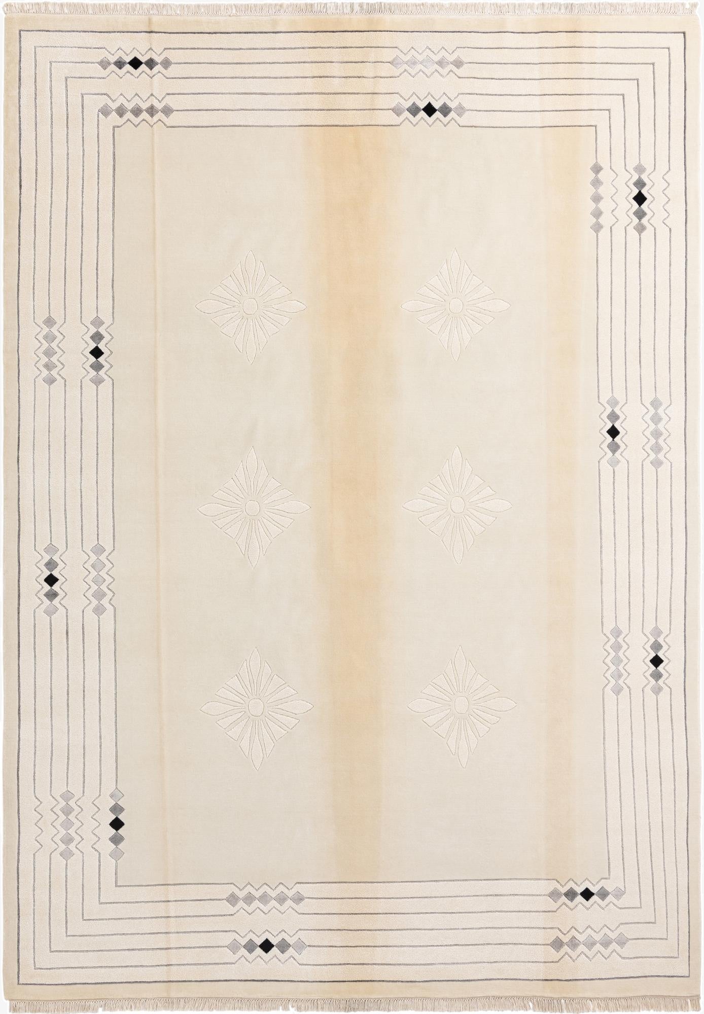  8' 2 x 11' 4  Hand Knotted Darya Wool Rug