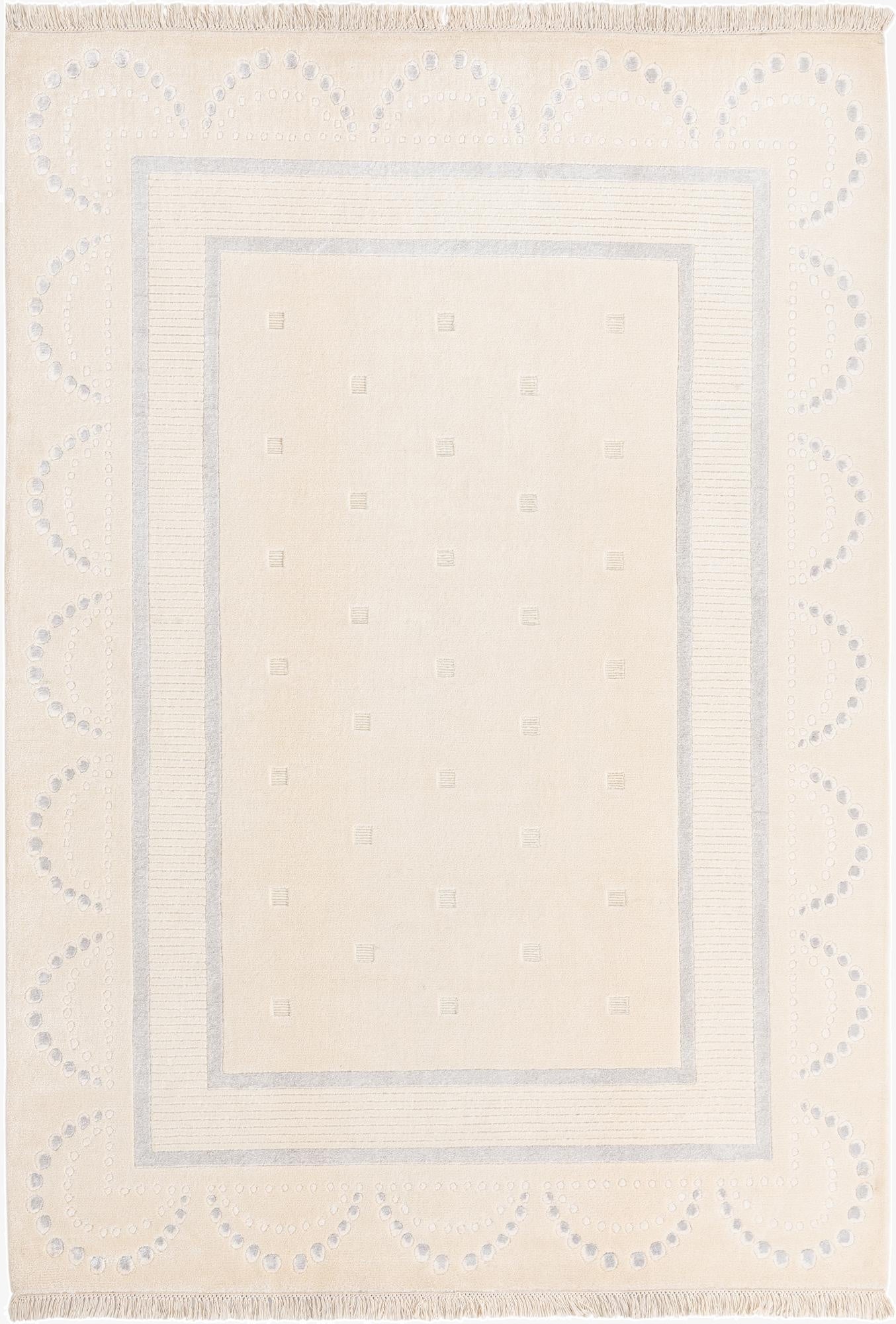  5' 8 x 7' 10  Hand Knotted Darya Wool Rug