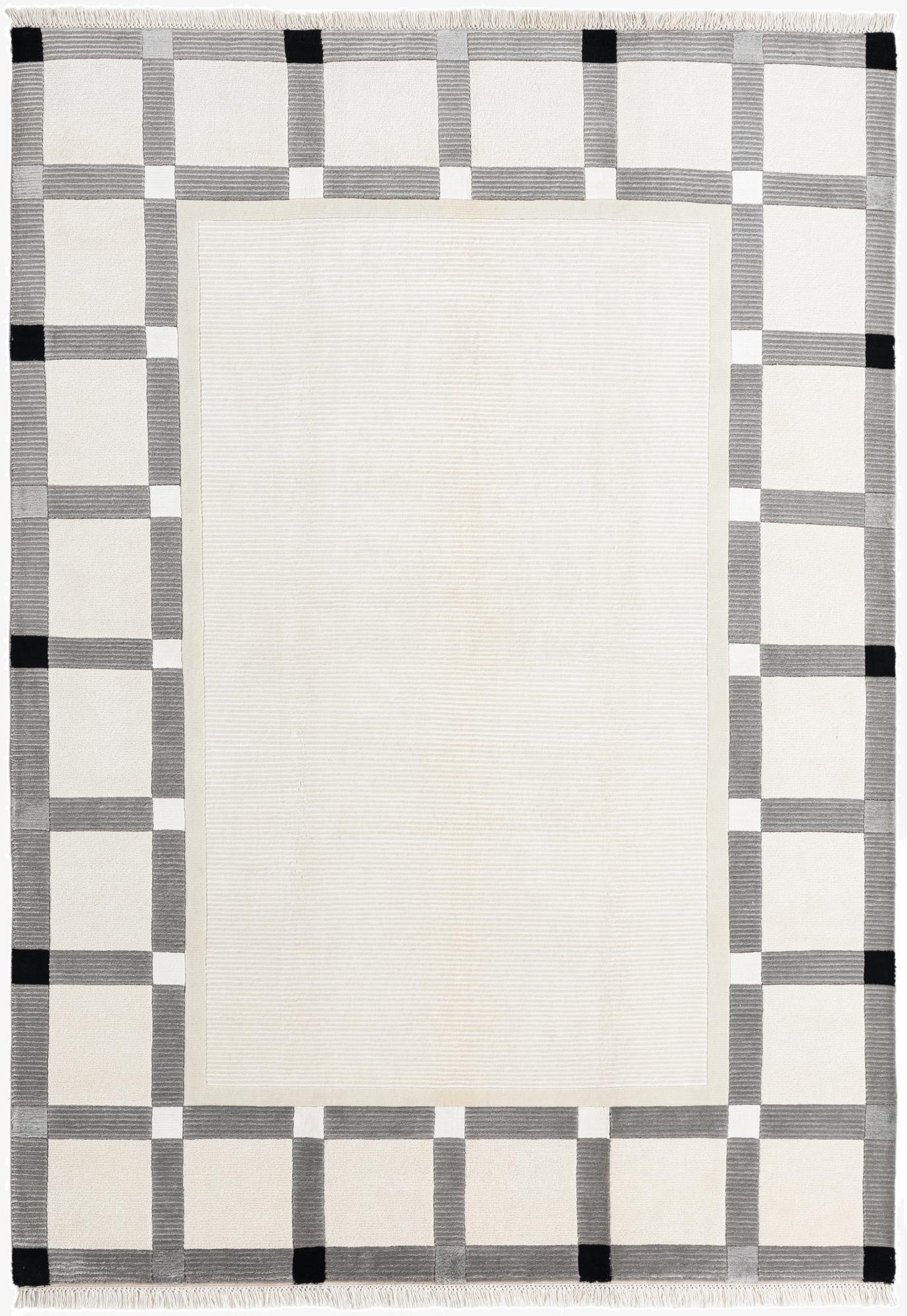  5' 6 x 7' 9  Hand Knotted Darya Wool Rug