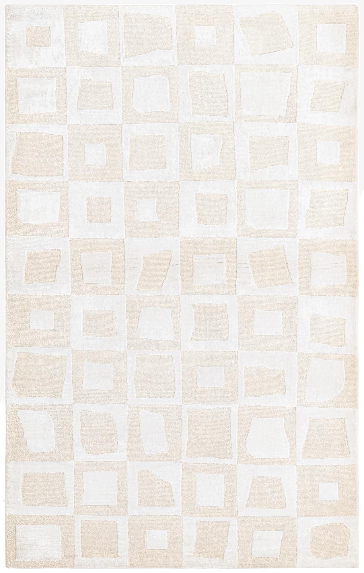  3' x 4' 11  Hand Knotted Darya Wool Rug