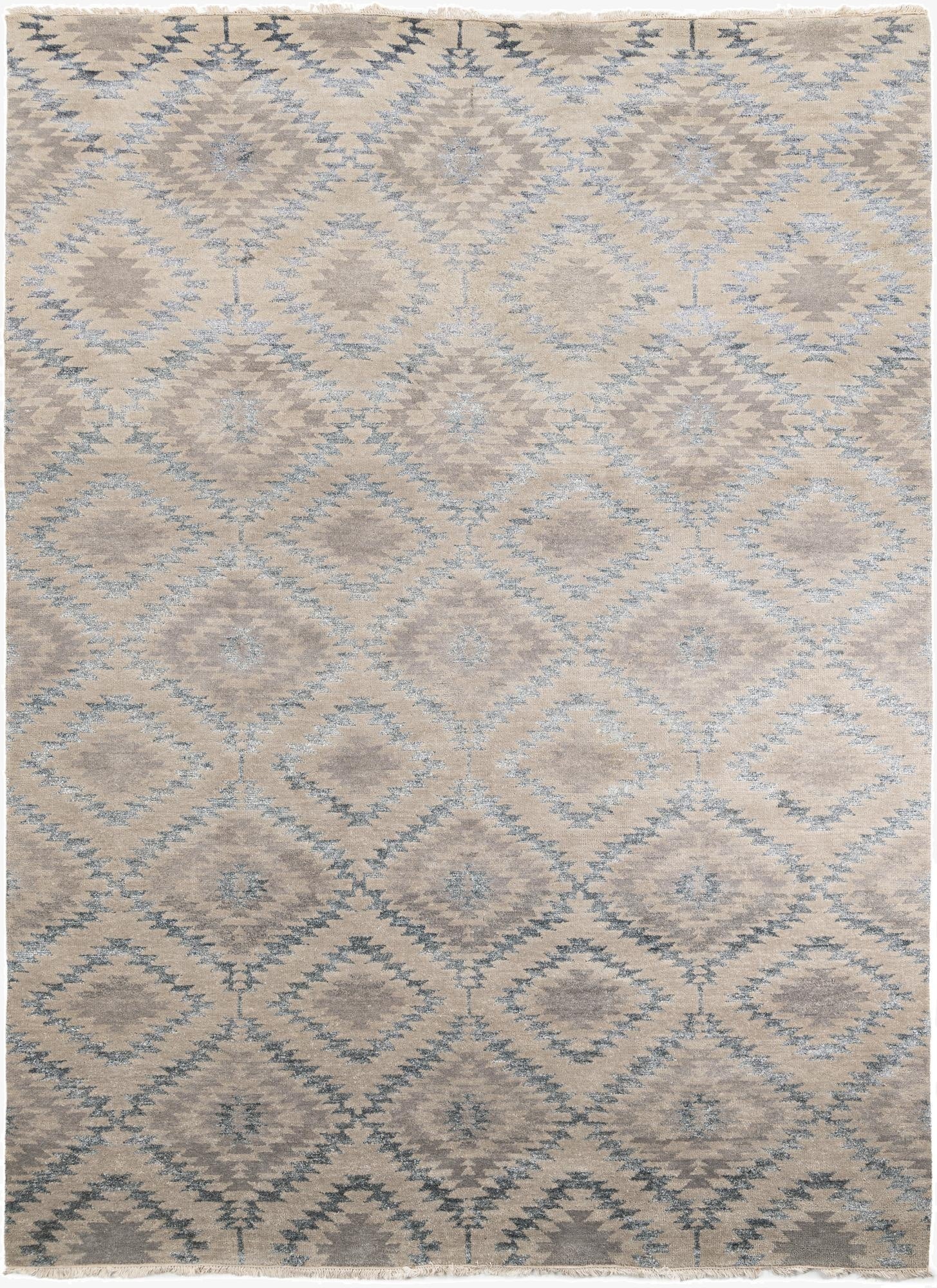  9' 5 x 13'  Hand Knotted Darya Rug
