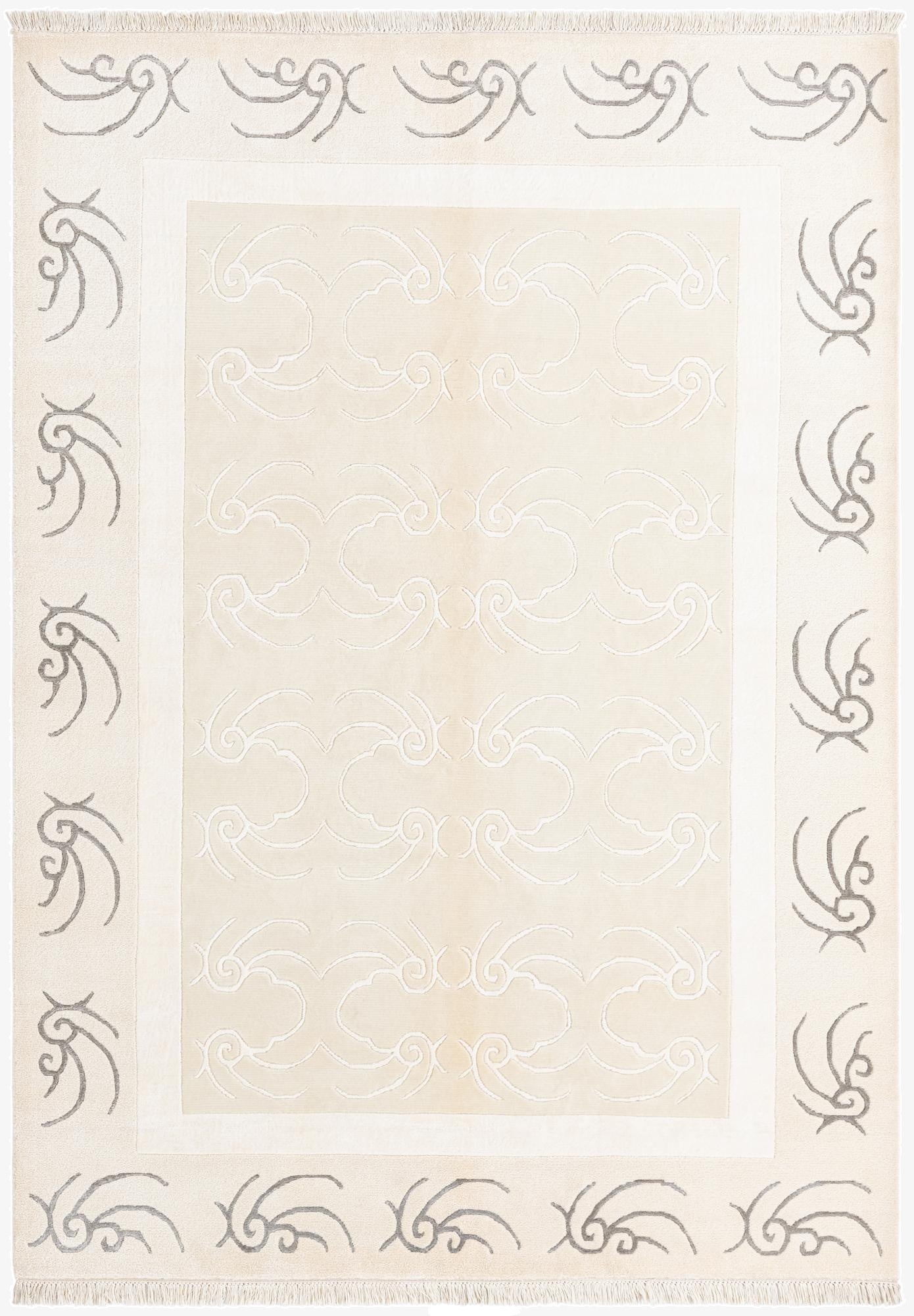  5' 8 x 7' 10  Hand Knotted Darya Wool Rug