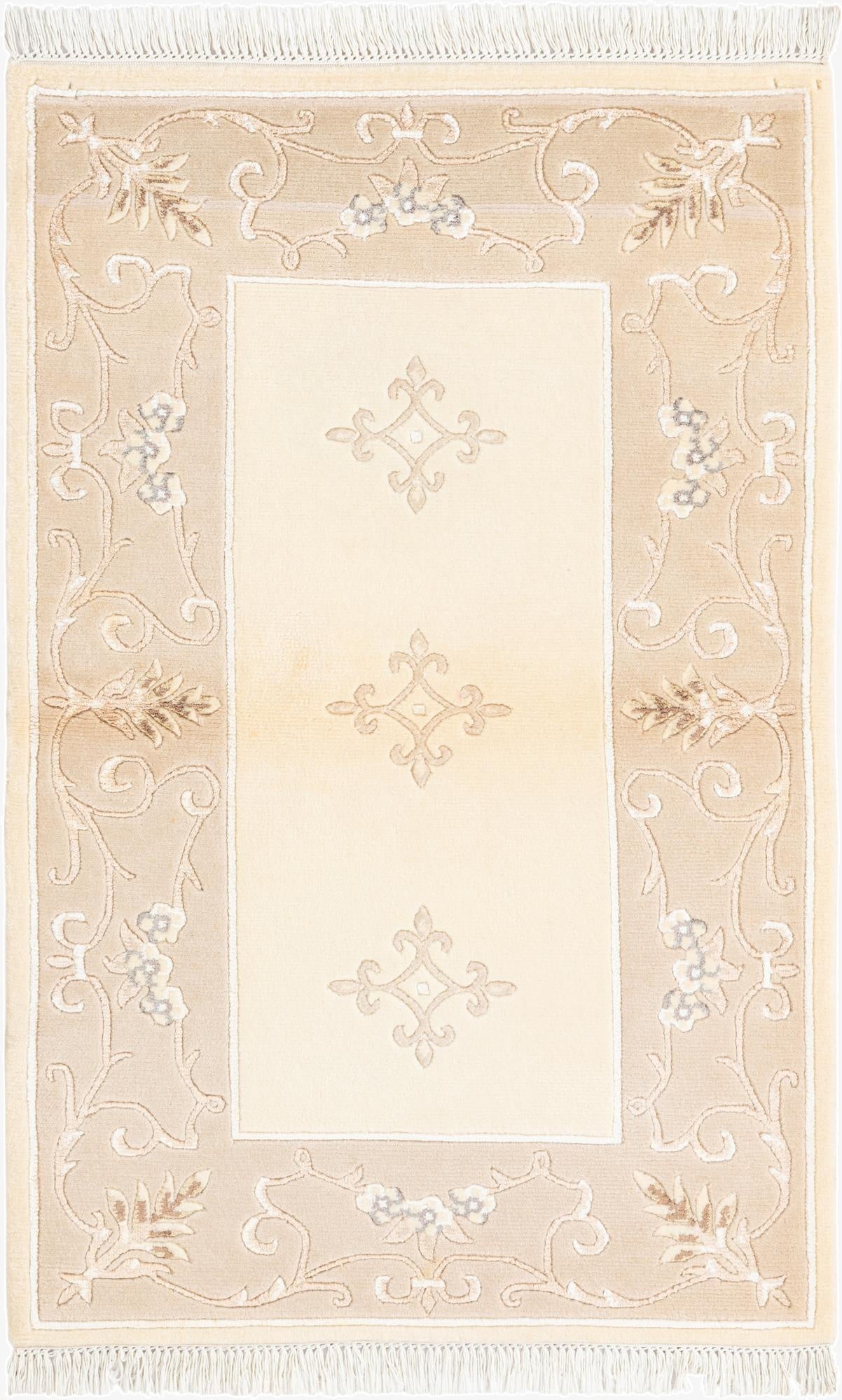  2' 11 x 4' 7  Hand Knotted Darya Wool Rug