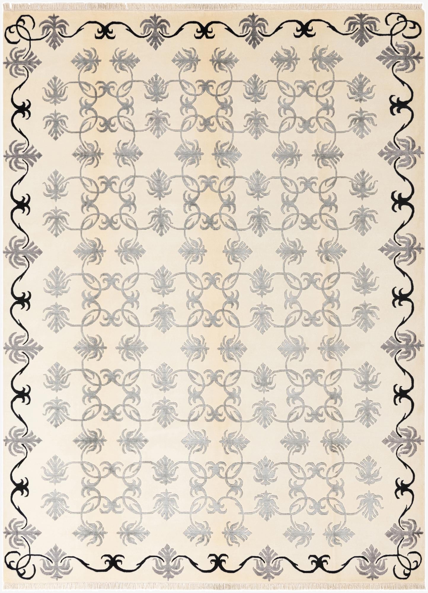  8' 2 x 11' 5  Hand Knotted Darya Wool Rug