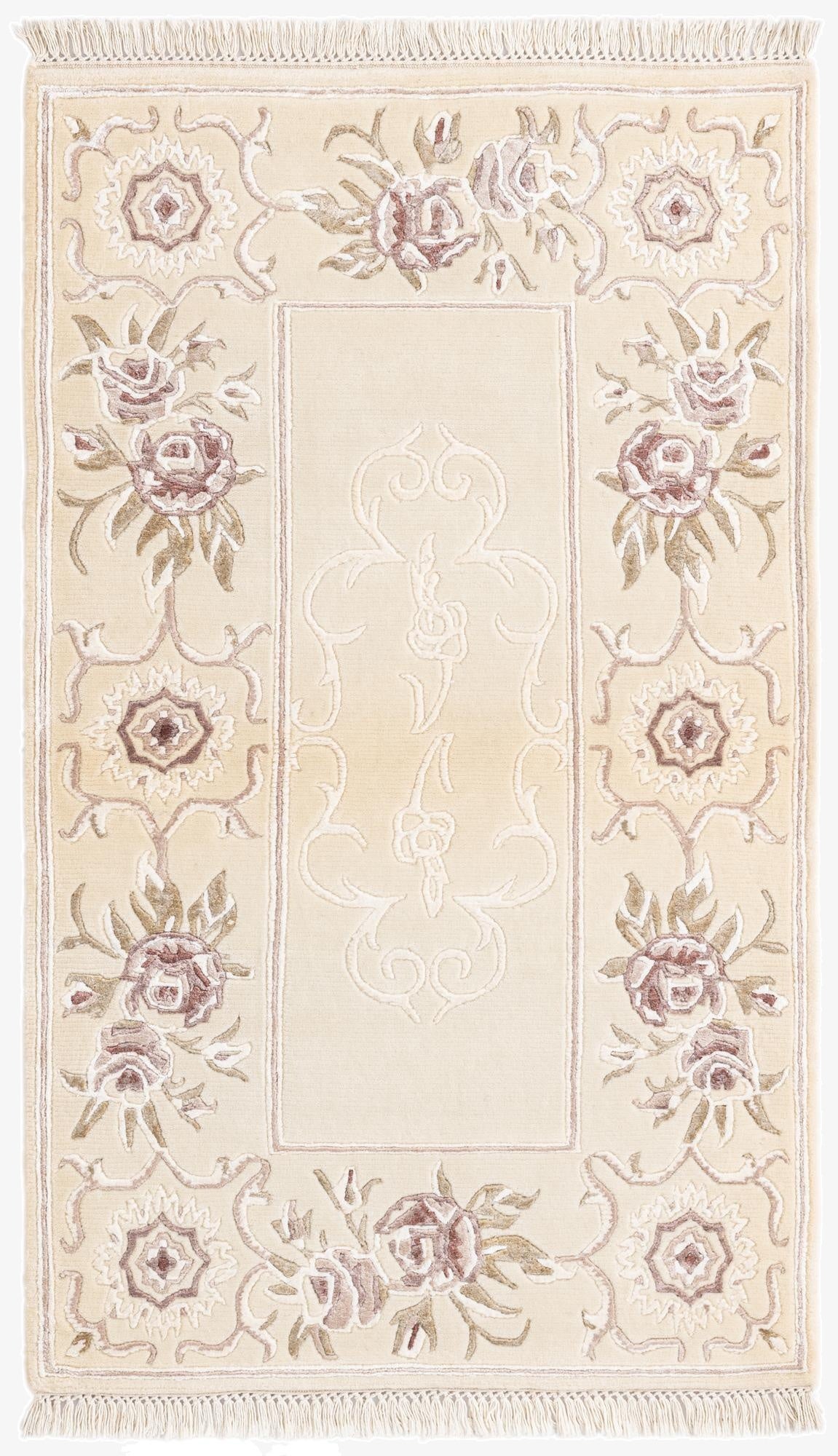  2' 8 x 4' 7  Hand Knotted Darya Wool Rug