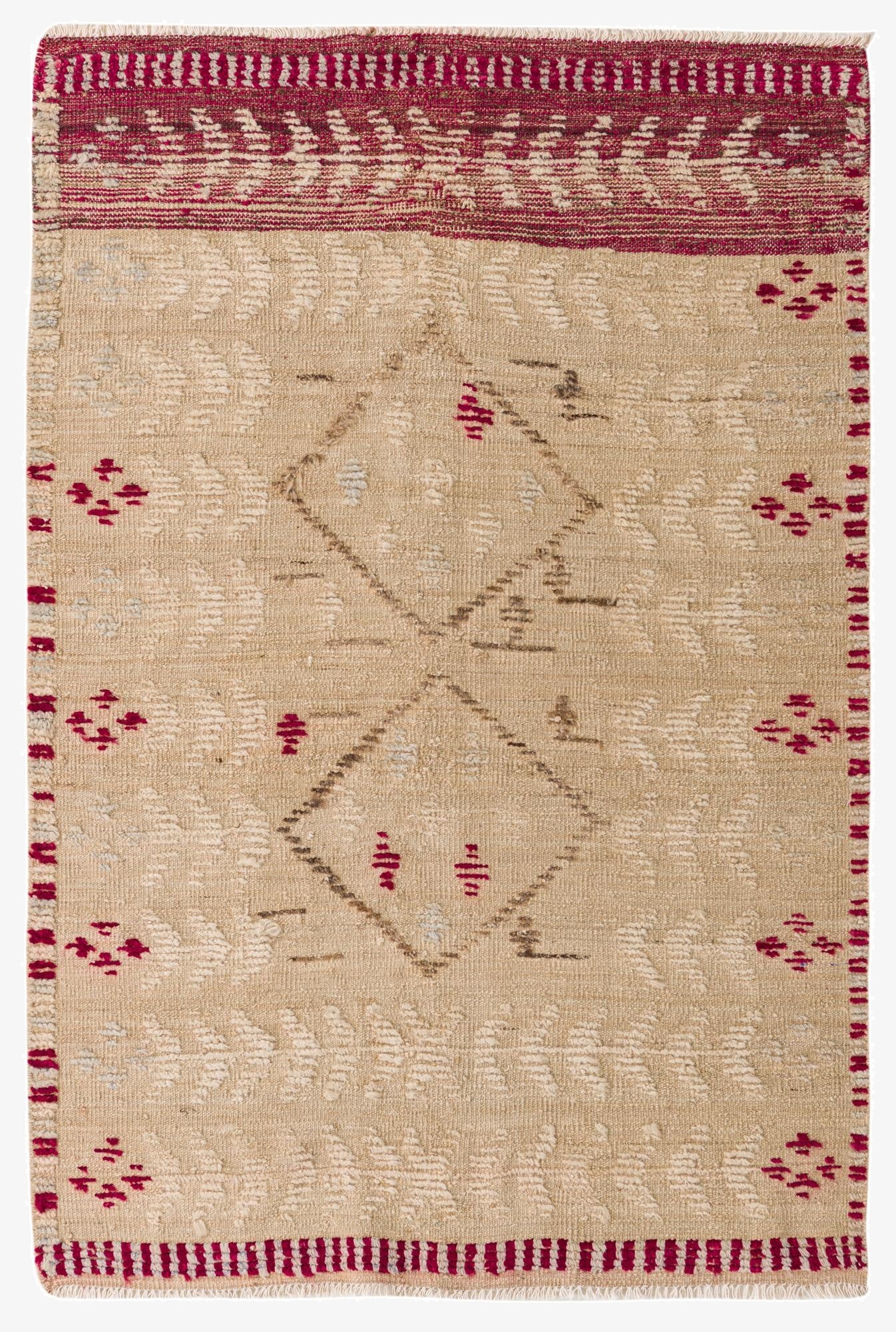  4' 2 x 6' 1  Hand Knotted Darya Wool Rug