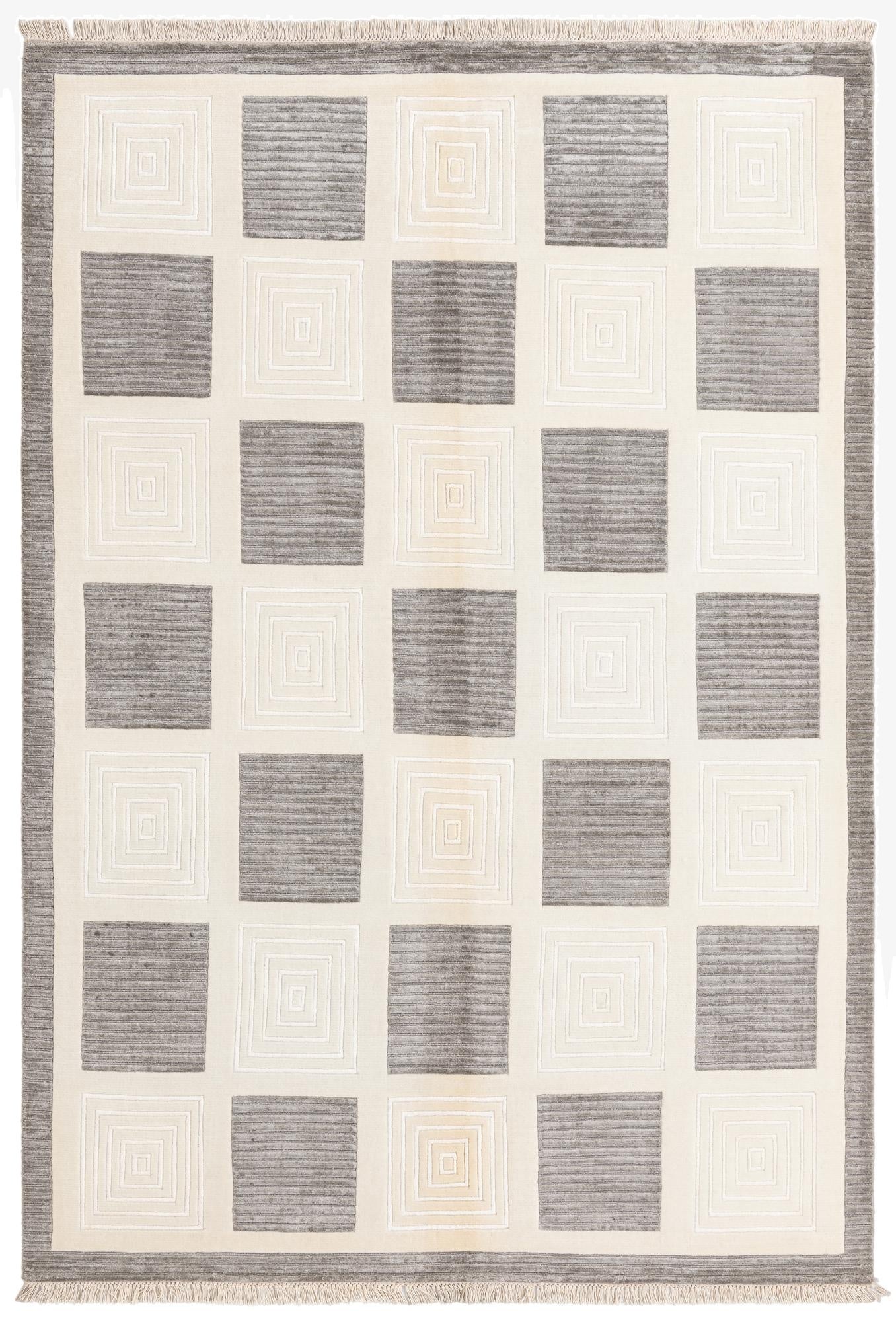  5' 10 x 8' 2  Hand Knotted Darya Wool Rug