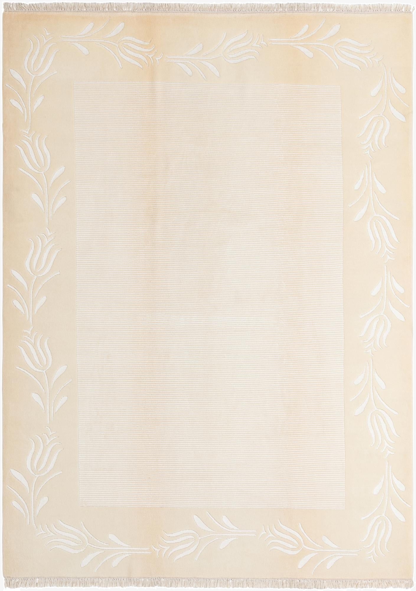  6' 10 x 9' 5  Hand Knotted Darya Wool Rug