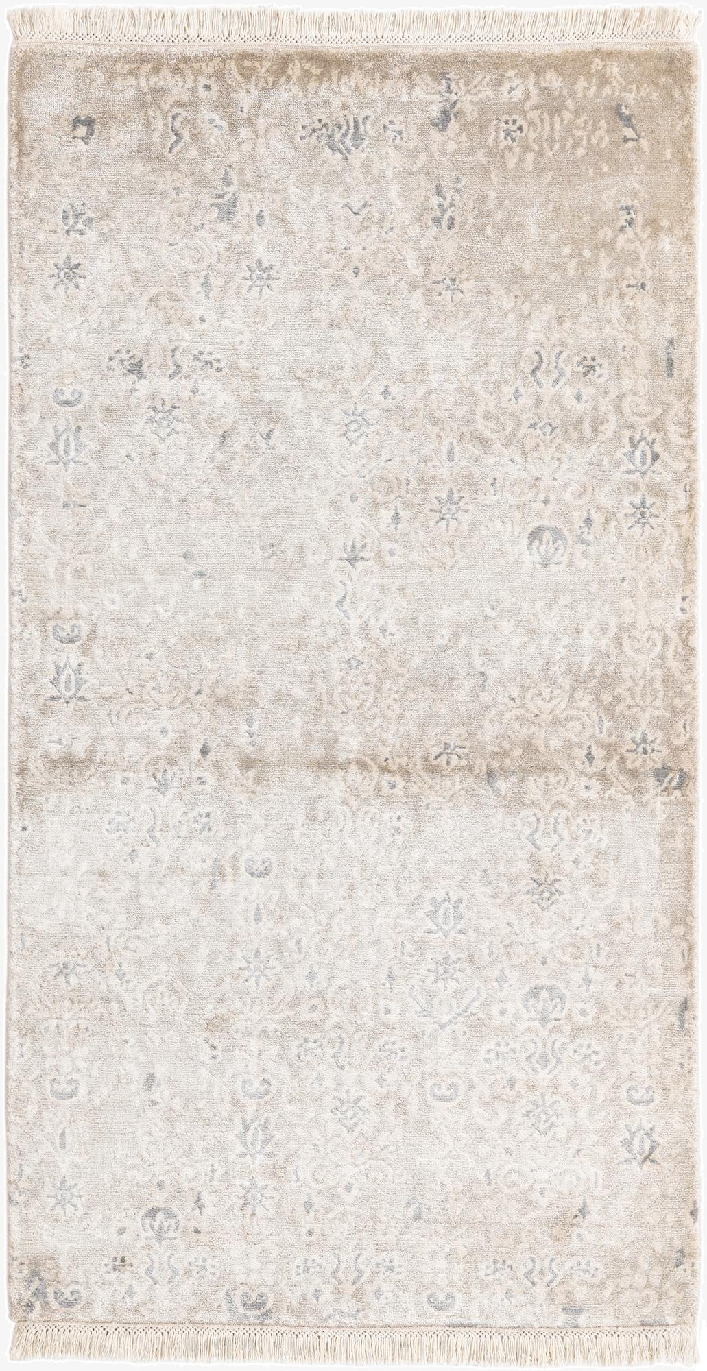  2' 8 x 4' 10  Hand Knotted Darya Wool Rug