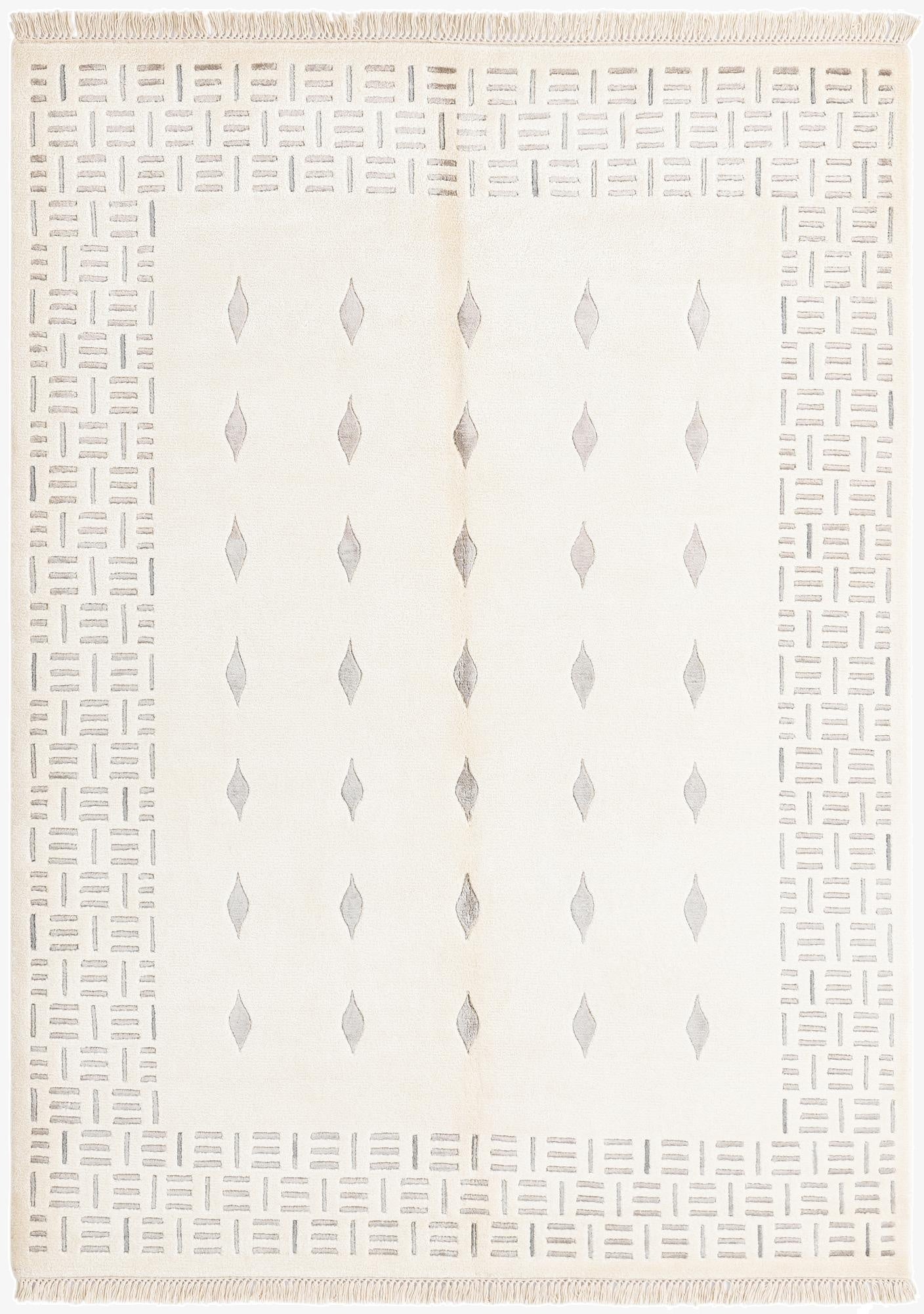  4' 10 x 6' 8  Hand Knotted Darya Wool Rug