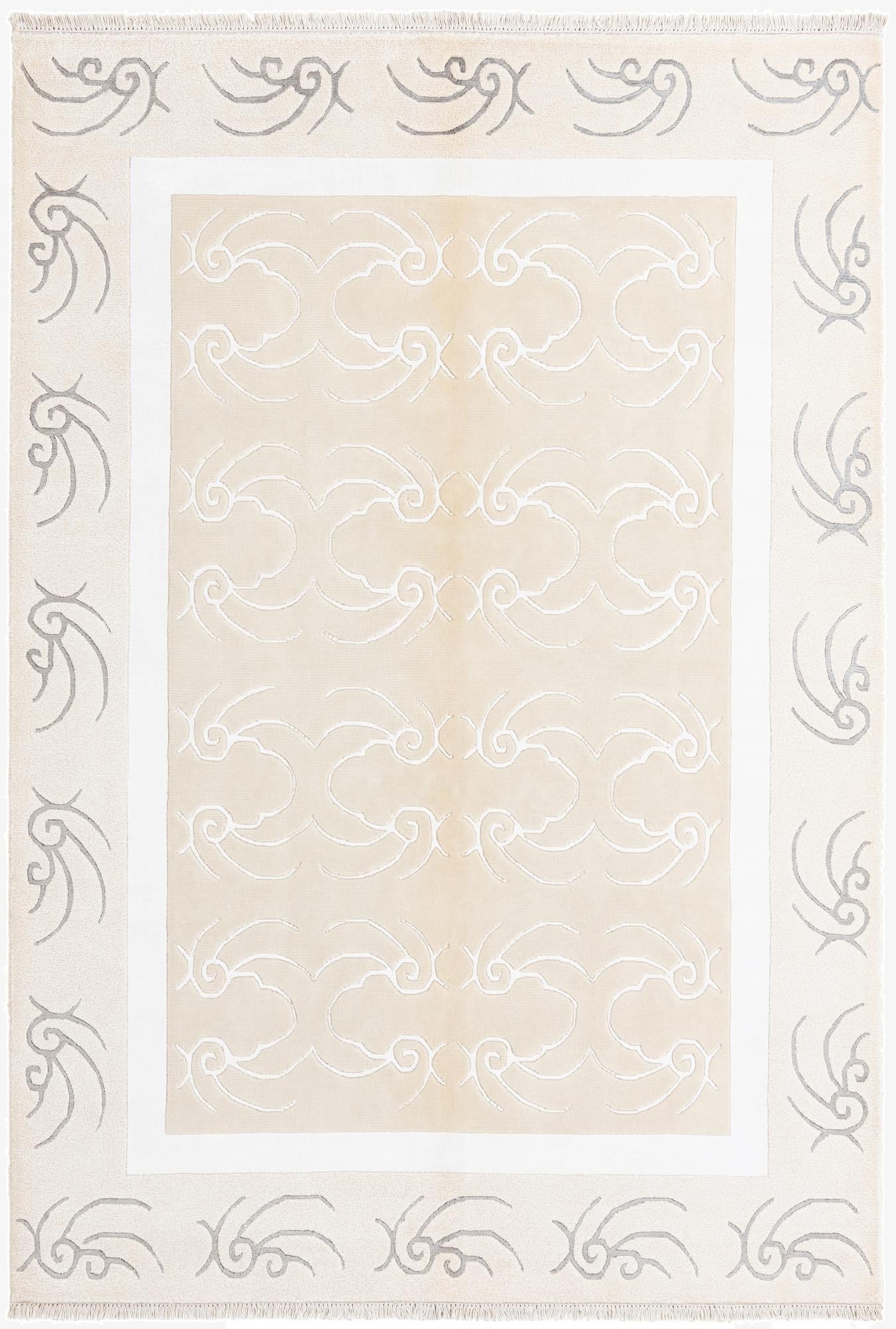  5' 5 x 7' 9  Hand Knotted Darya Wool Rug