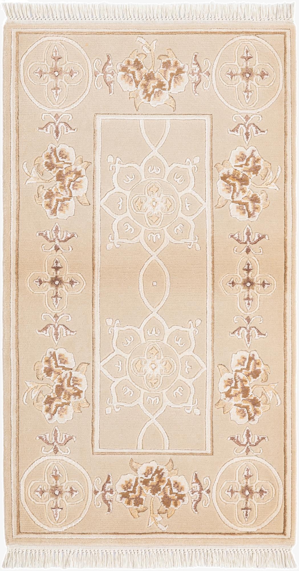  2' 8 x 4' 10  Hand Knotted Darya Wool Rug