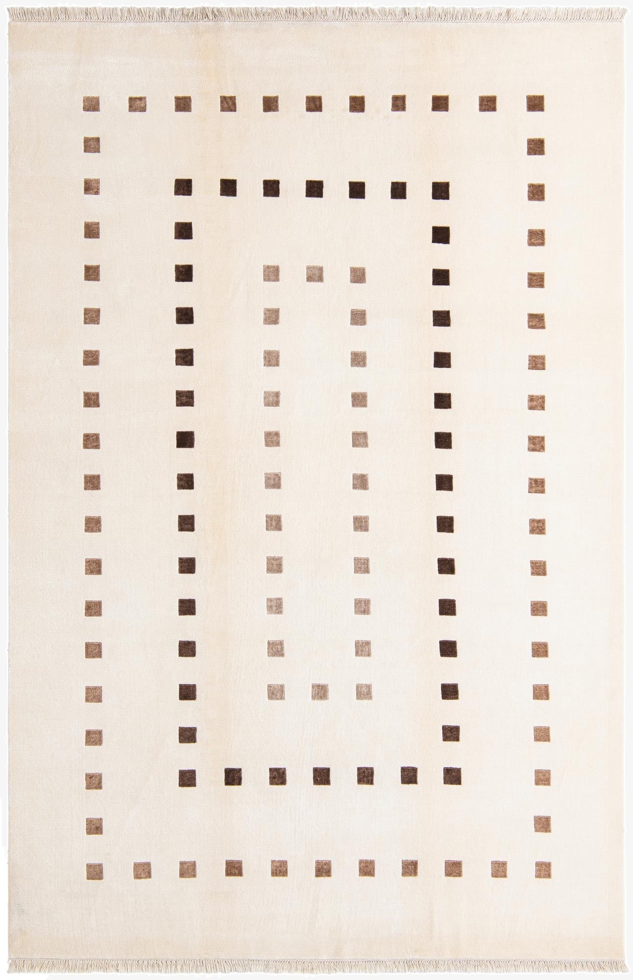  6' 7 x 10'  Hand Knotted Darya Wool Rug