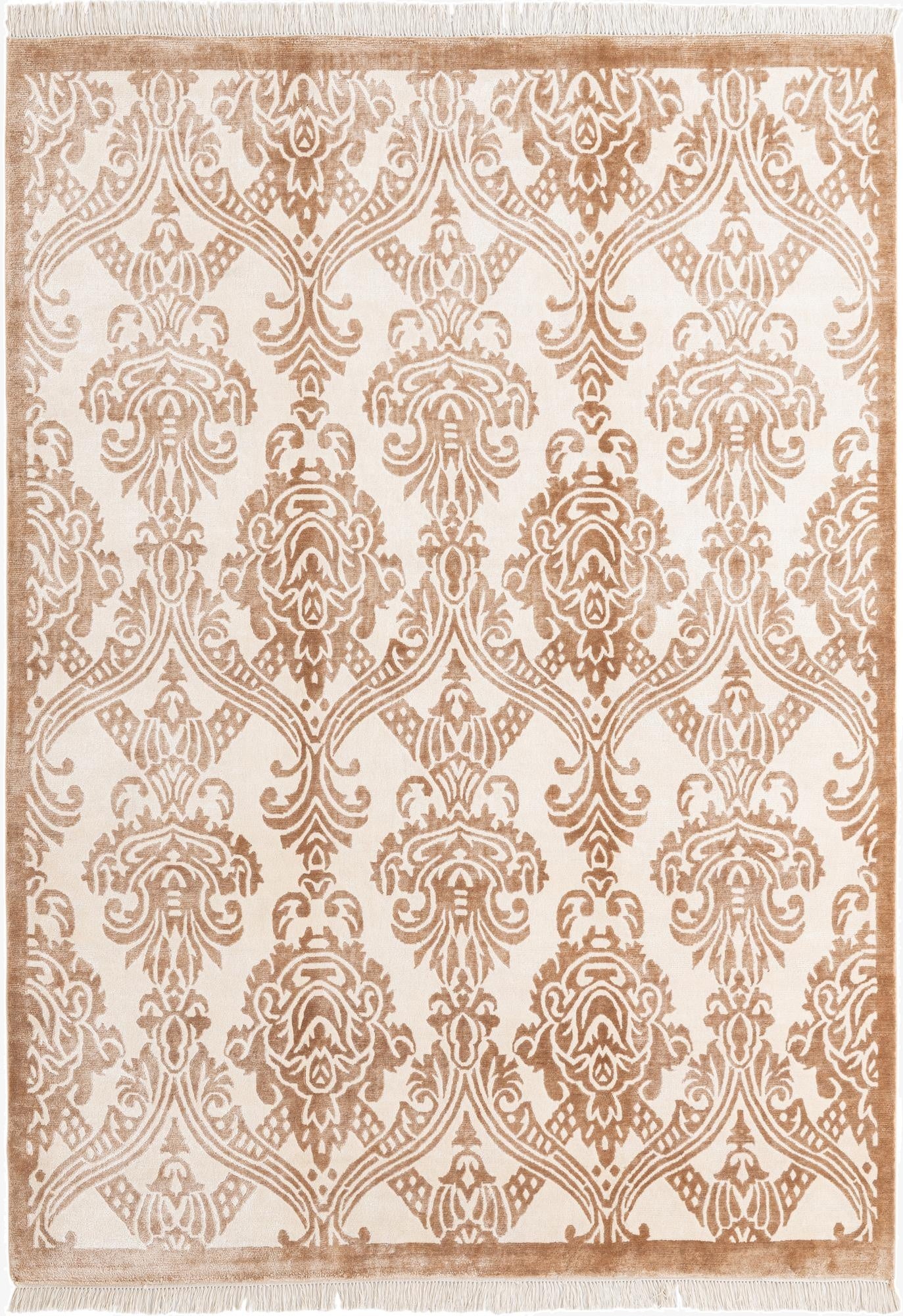  5' 9 x 8'  Hand Knotted Darya Wool Rug