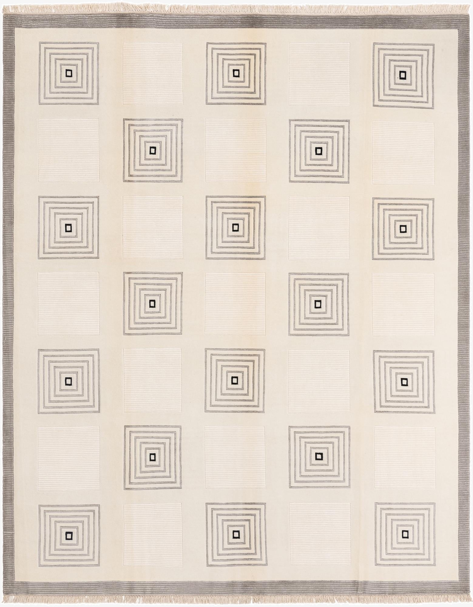  7' 10 x 9' 9  Hand Knotted Darya Wool Rug