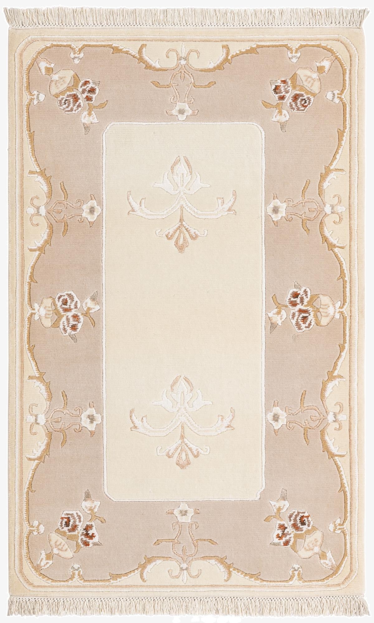  3' x 4' 11  Hand Knotted Darya Wool Rug