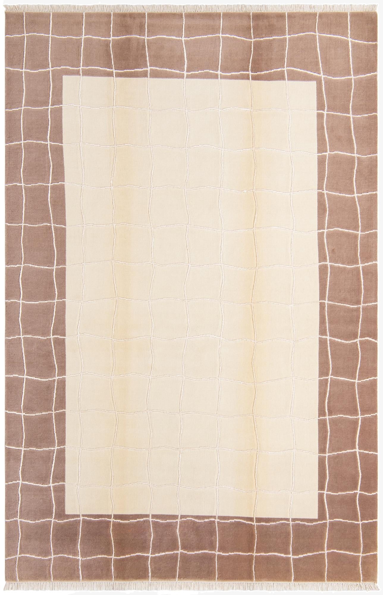  6' 5 x 9' 10  Hand Knotted Darya Wool Rug