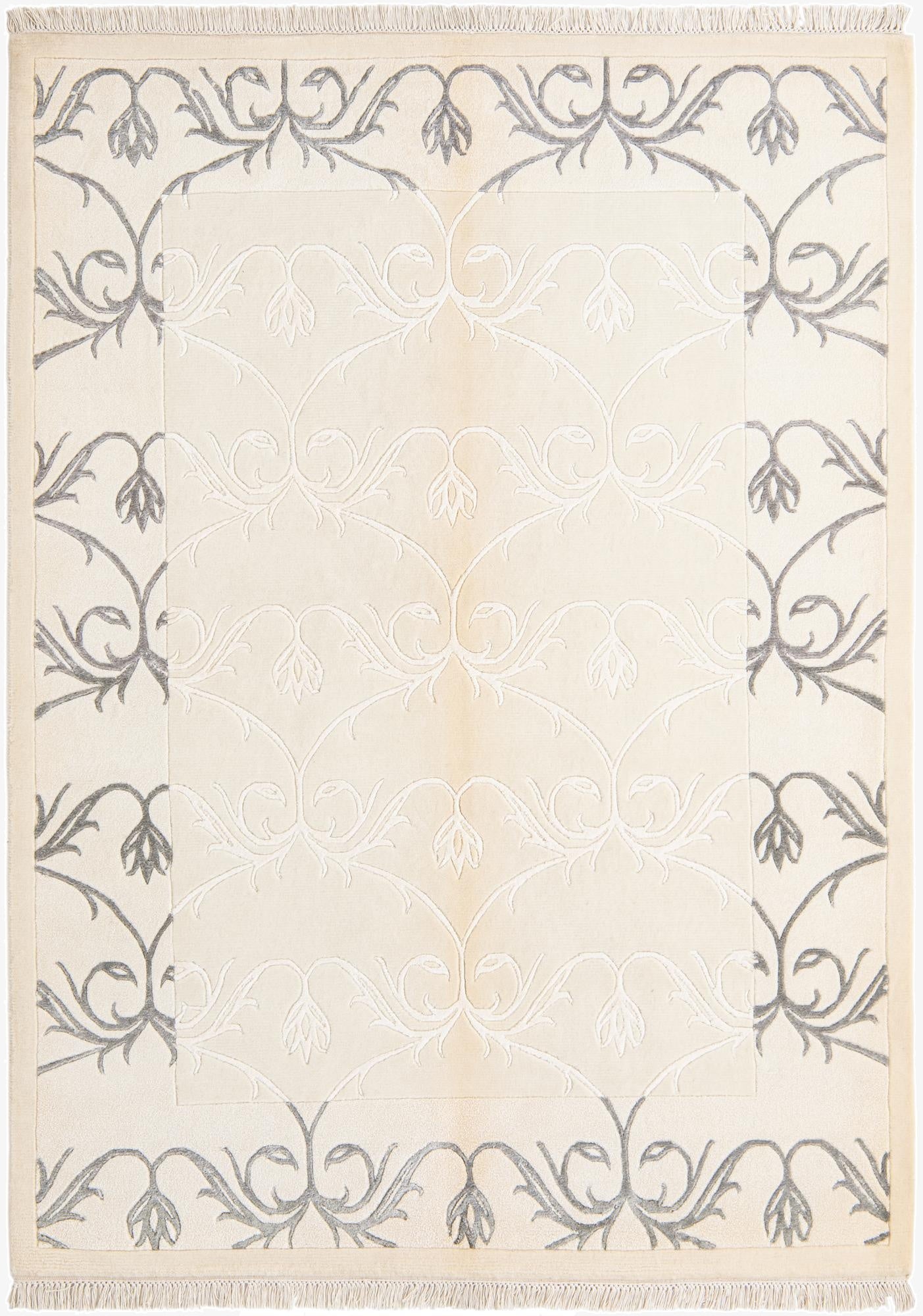  4' 9 x 6' 8  Hand Knotted Darya Wool Rug