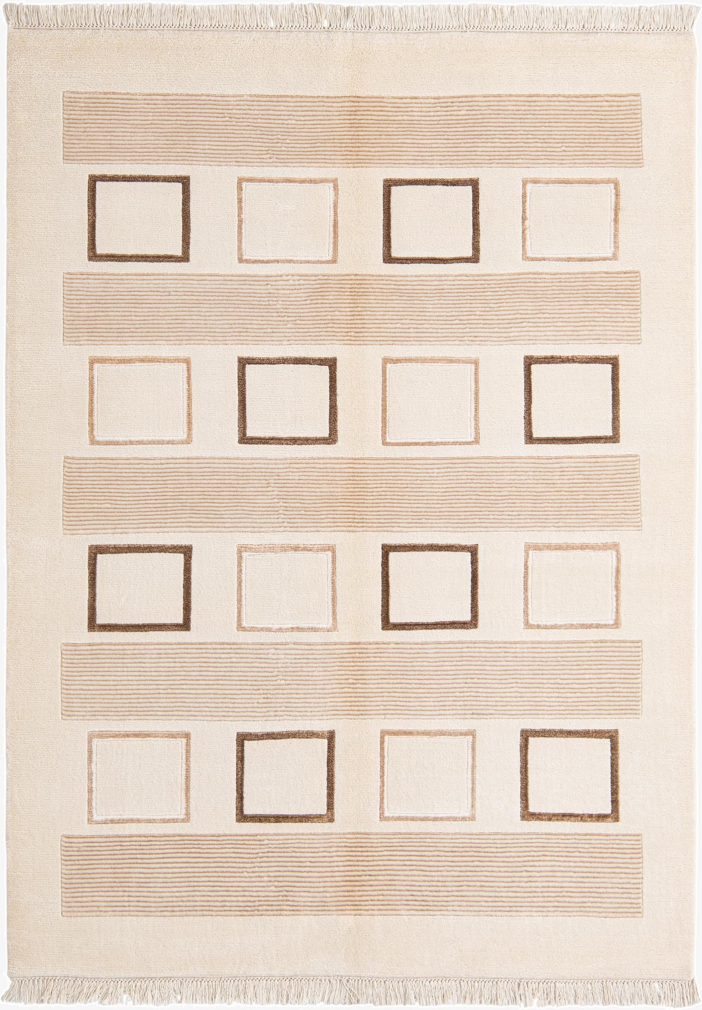  4' 10 x 6' 9  Hand Knotted Darya Wool Rug