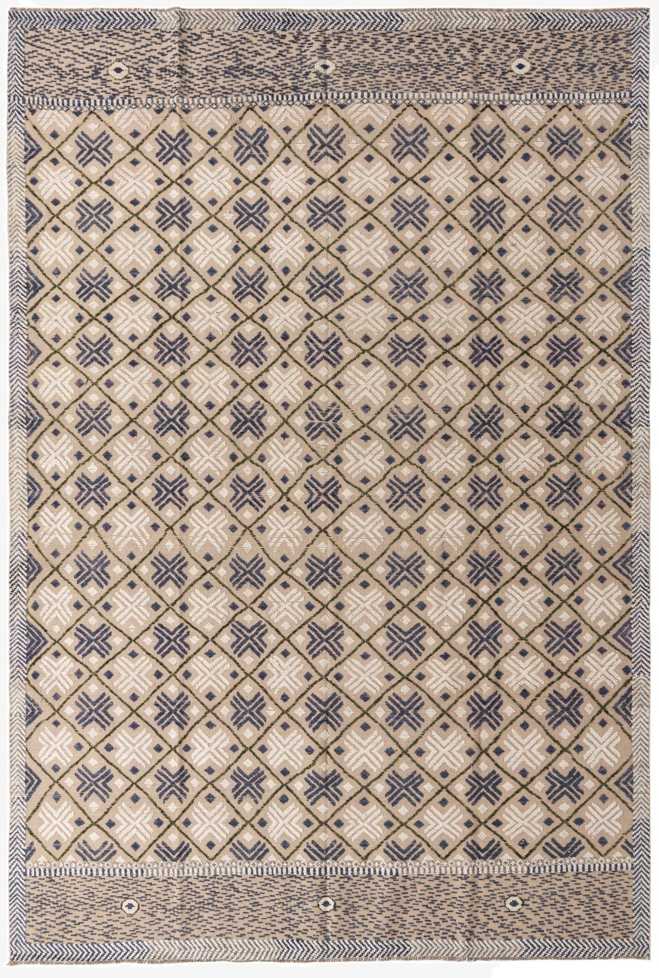  9' 9 x 14' 6  Hand Knotted Darya Wool Rug