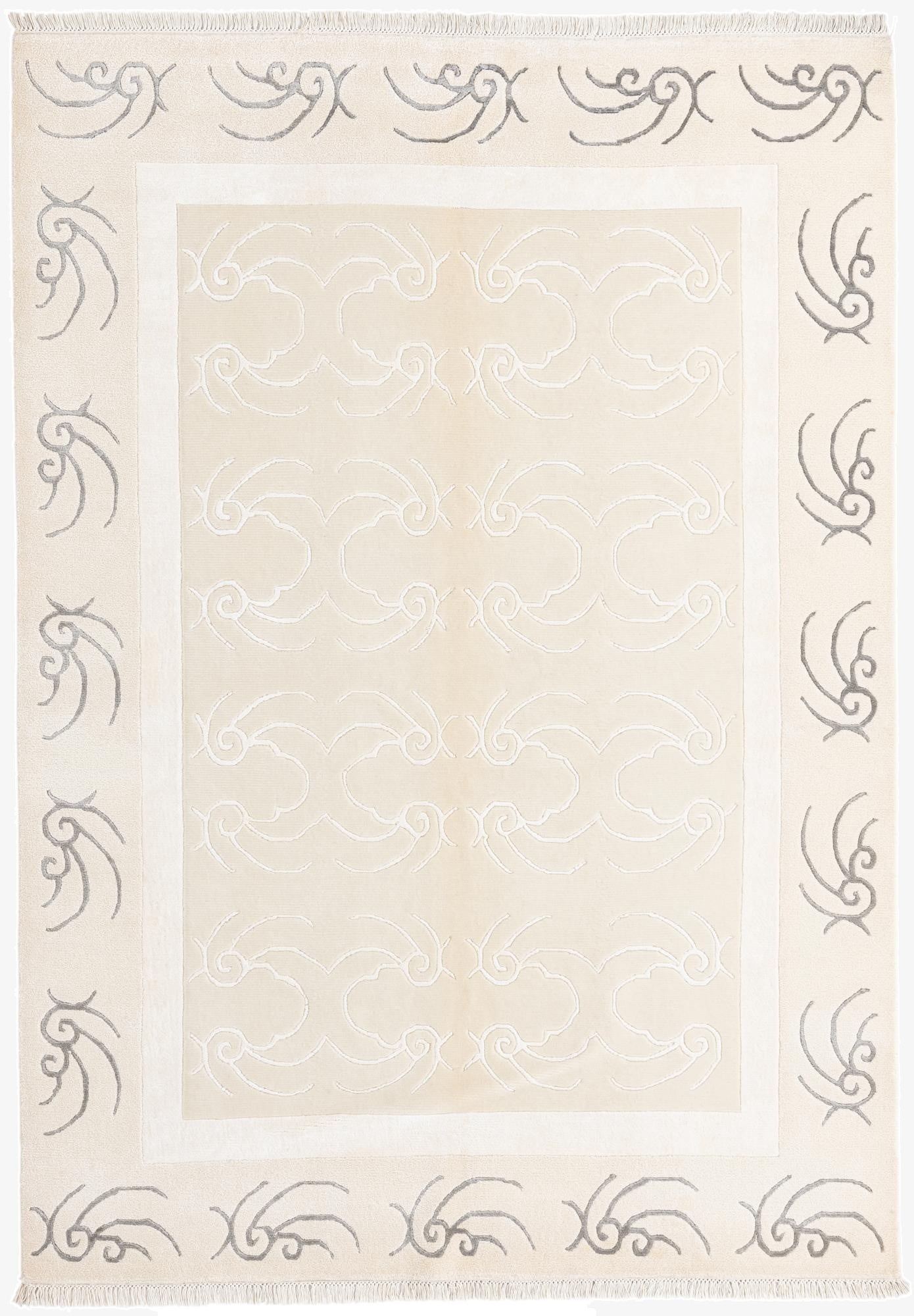  5' 7 x 7' 10  Hand Knotted Darya Wool Rug