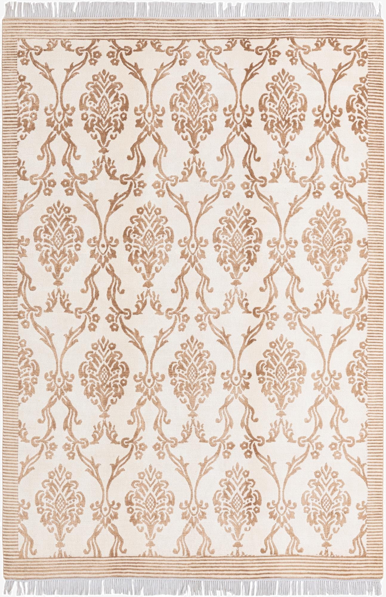  5' 9 x 8' 4  Hand Knotted Darya Wool Rug