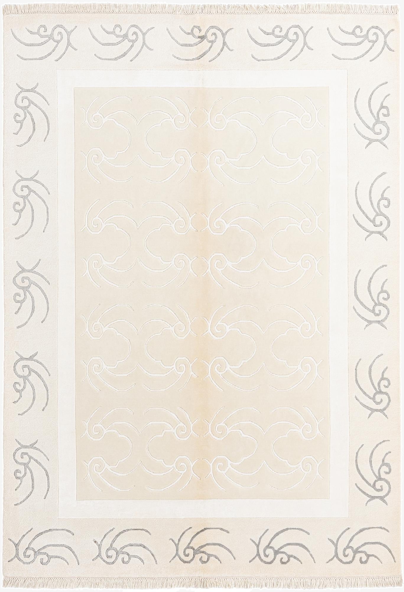  5' 5 x 7' 9  Hand Knotted Darya Wool Rug