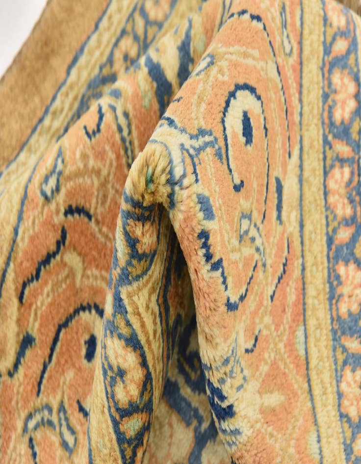 Detail image of  9' 9 x 13'  Hand Knotted Farahan Persian Wool Rug