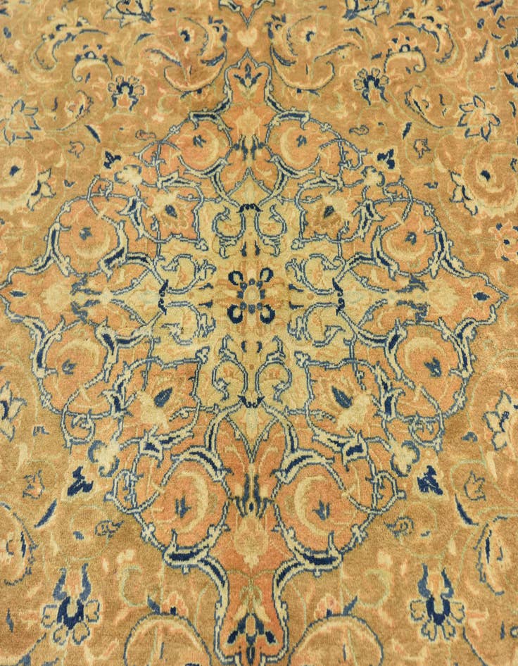 Detail image of  9' 9 x 13'  Hand Knotted Farahan Persian Wool Rug