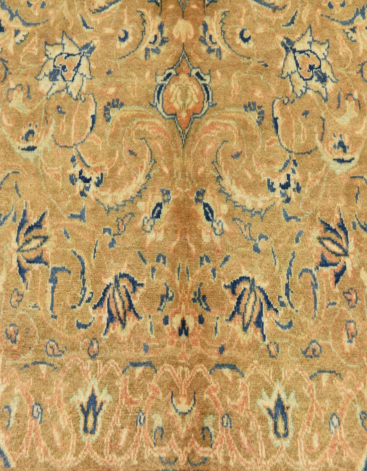 Detail image of  9' 9 x 13'  Hand Knotted Farahan Persian Wool Rug