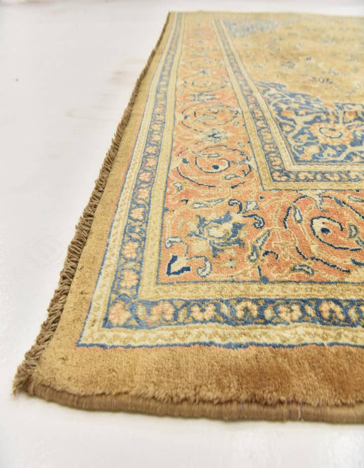 Detail image of  9' 9 x 13'  Hand Knotted Farahan Persian Wool Rug