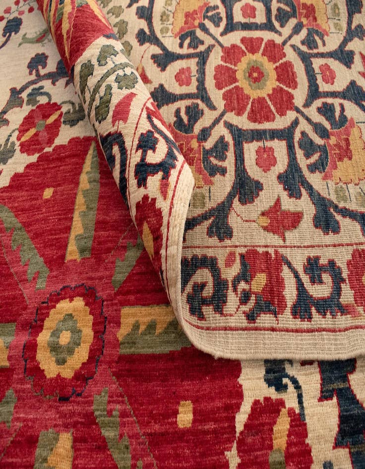 Detail image of  10' 2 x 13' 11 Farahan Wool Rug