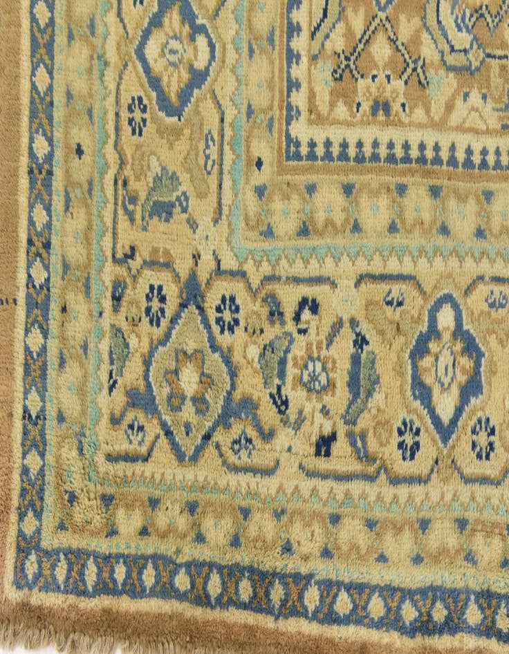 Detail image of  9' 9 x 12' 7  Hand Knotted Farahan Persian Wool Rug