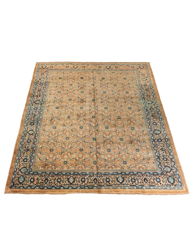 Detail image of  9' 7 x 12' 9  Hand Knotted Farahan Persian Wool Rug