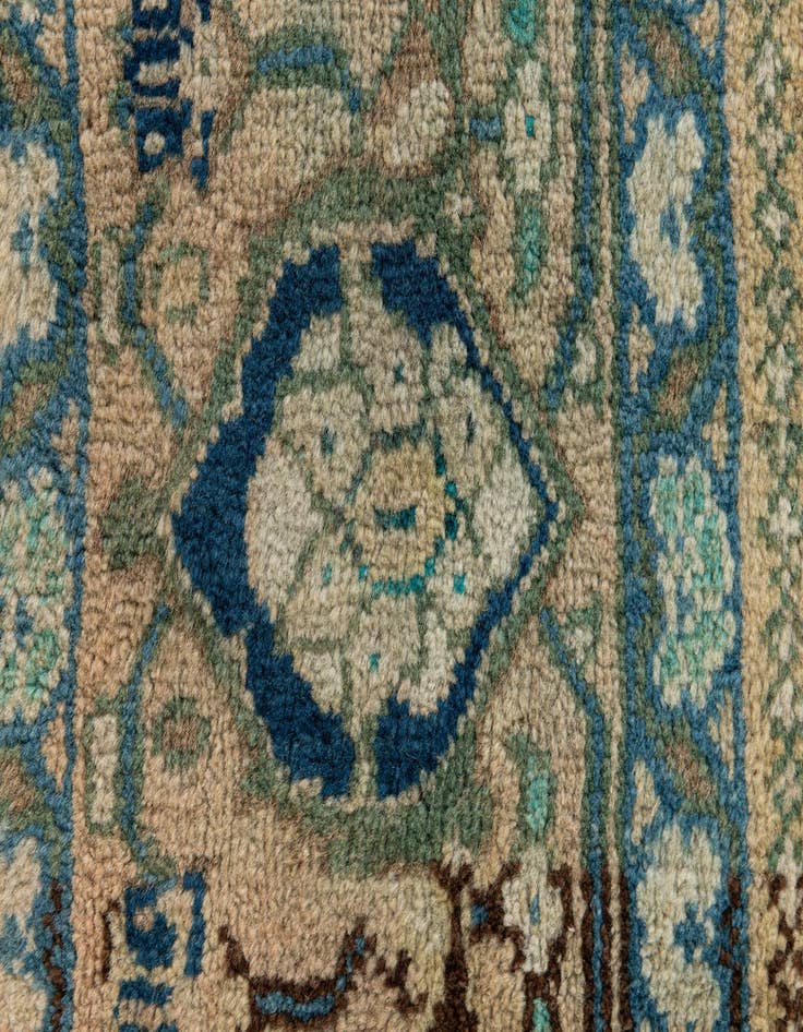 Detail image of  9' 7 x 12' 9  Hand Knotted Farahan Persian Wool Rug