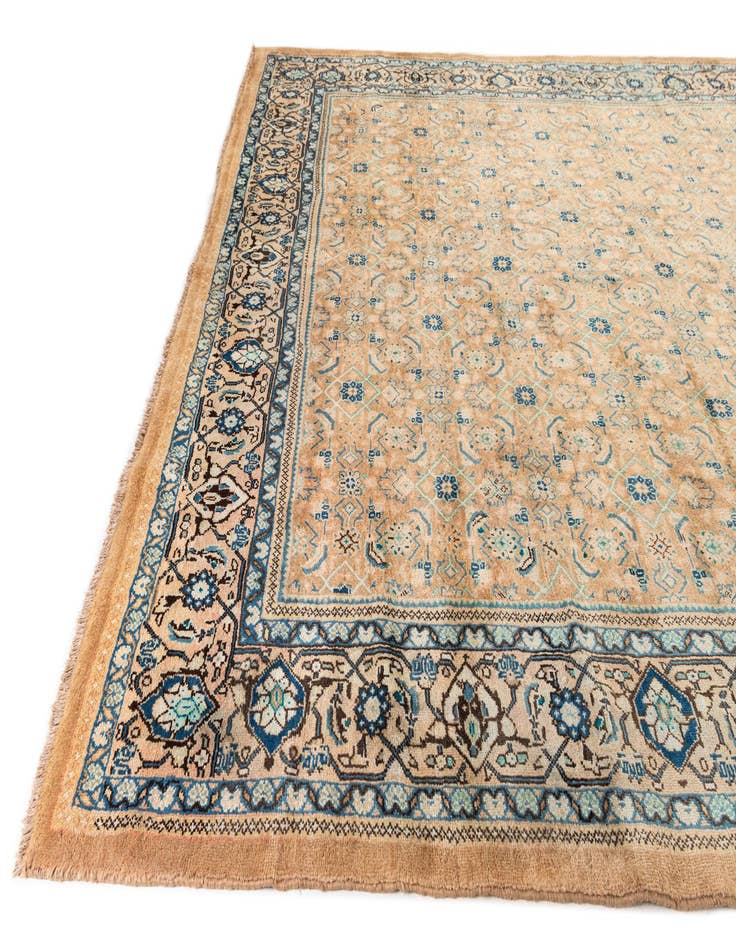 Detail image of  9' 7 x 12' 9  Hand Knotted Farahan Persian Wool Rug