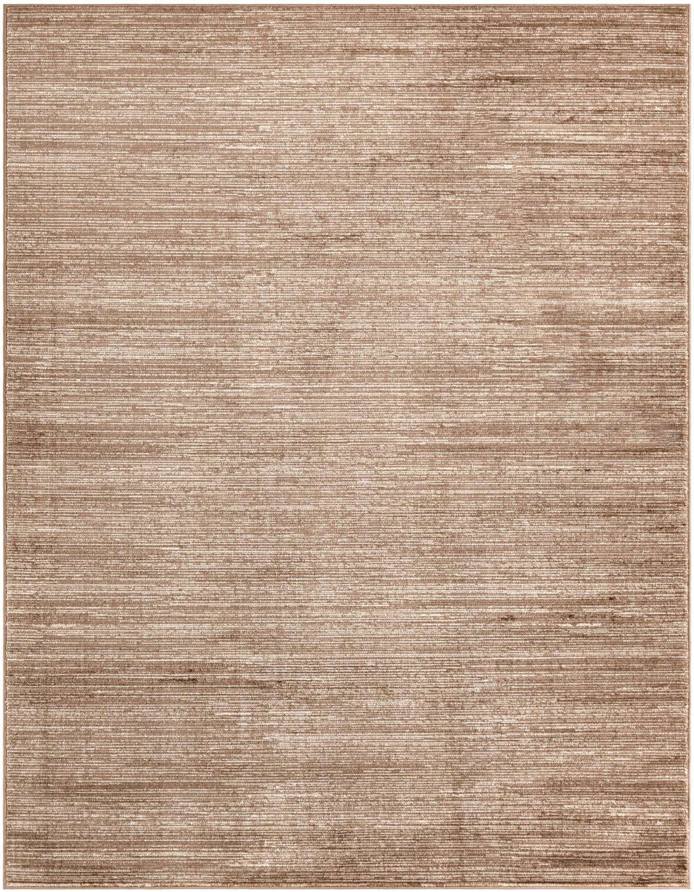 A 6x9 rectangular Finsbury rug from Rugs.com, featuring a modern textured high/low pile in varying shades of brown and tan.