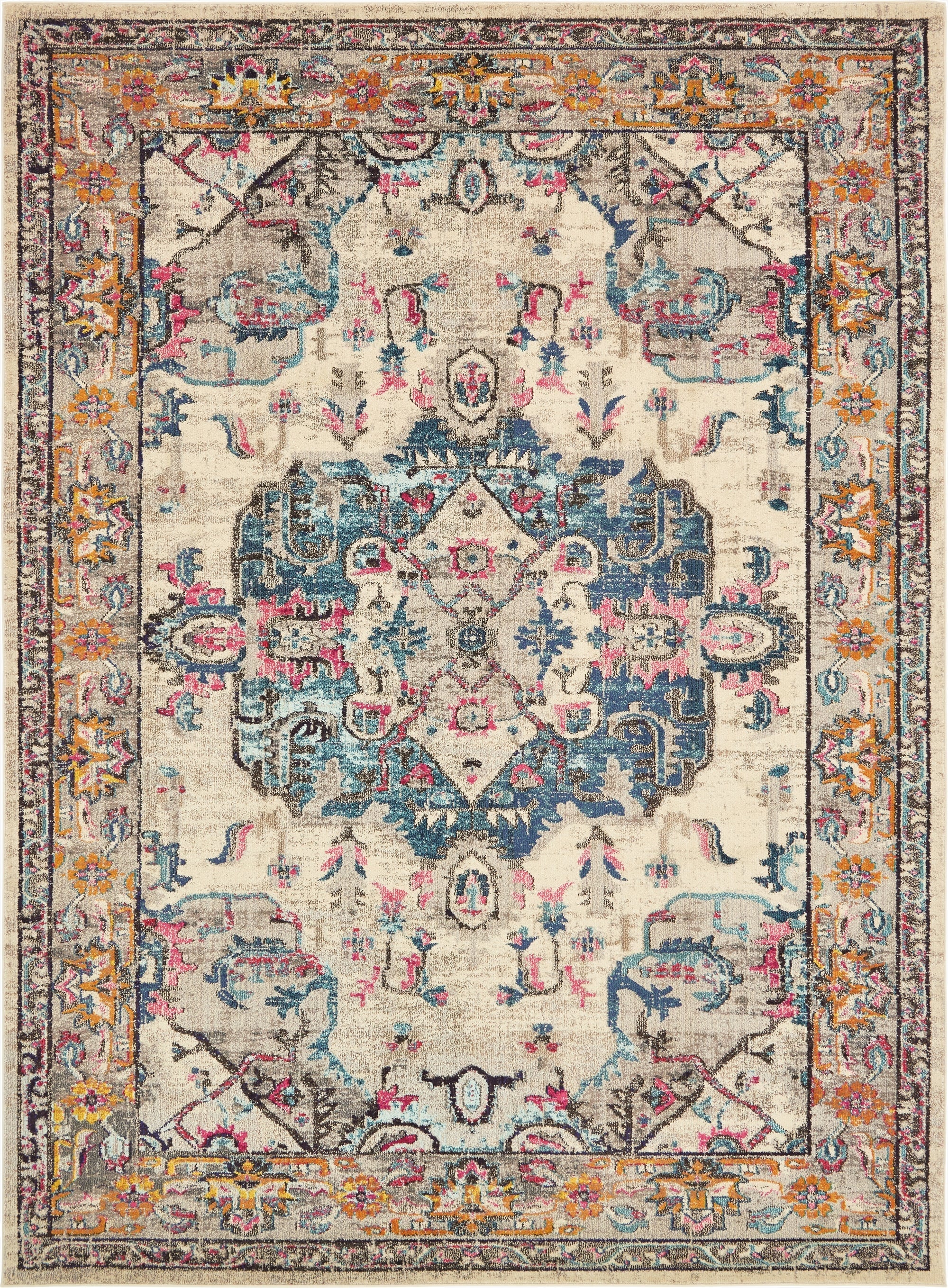  10' 6 x 16' 5  Washable Fleur Rug