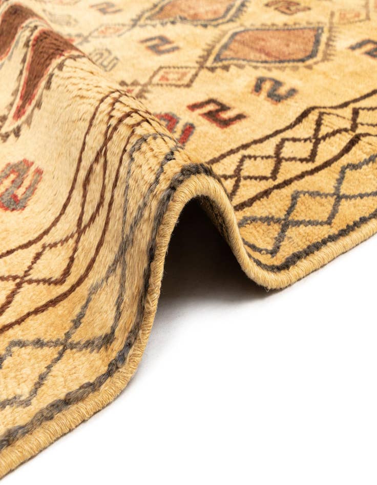 Detail image of  4' 10 x 8' 2 Gabbeh Wool Rug
