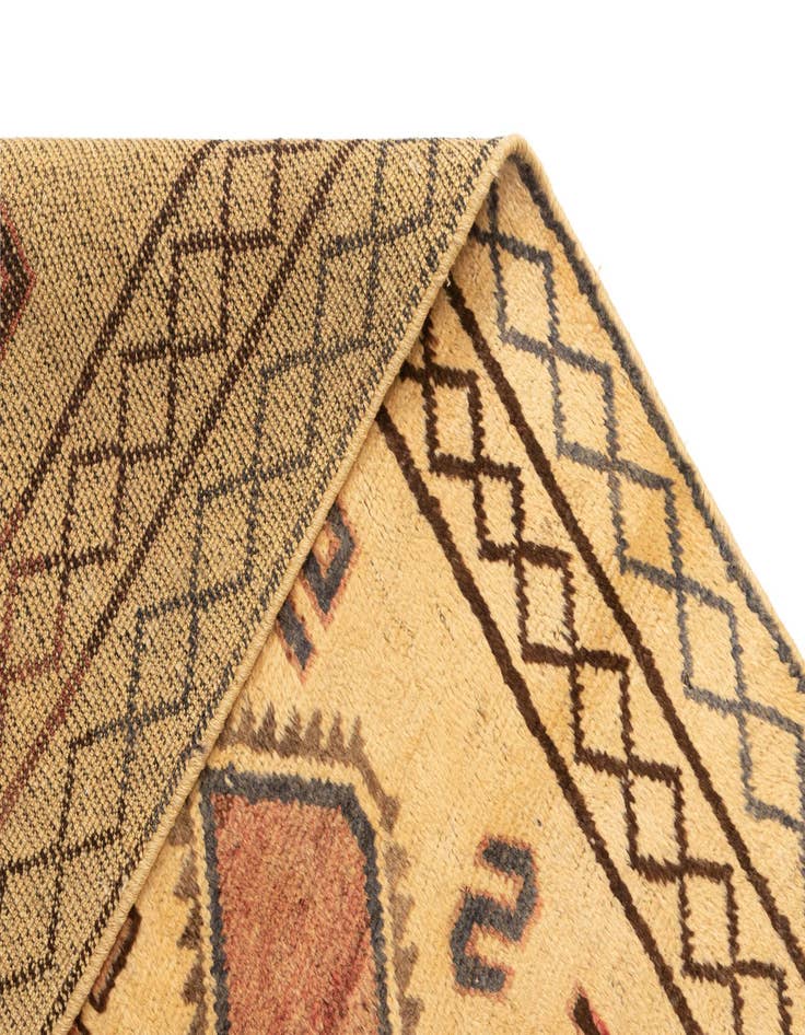 Detail image of  4' 10 x 8' 2 Gabbeh Wool Rug