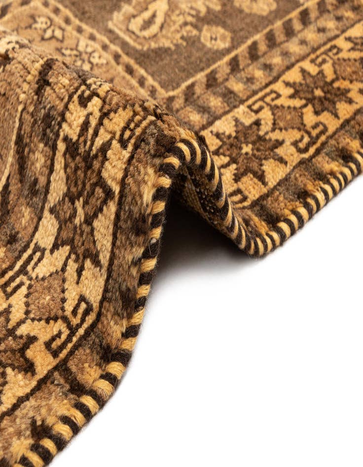 Detail image of  4' 8 x 8' 7 Gabbeh Wool Rug