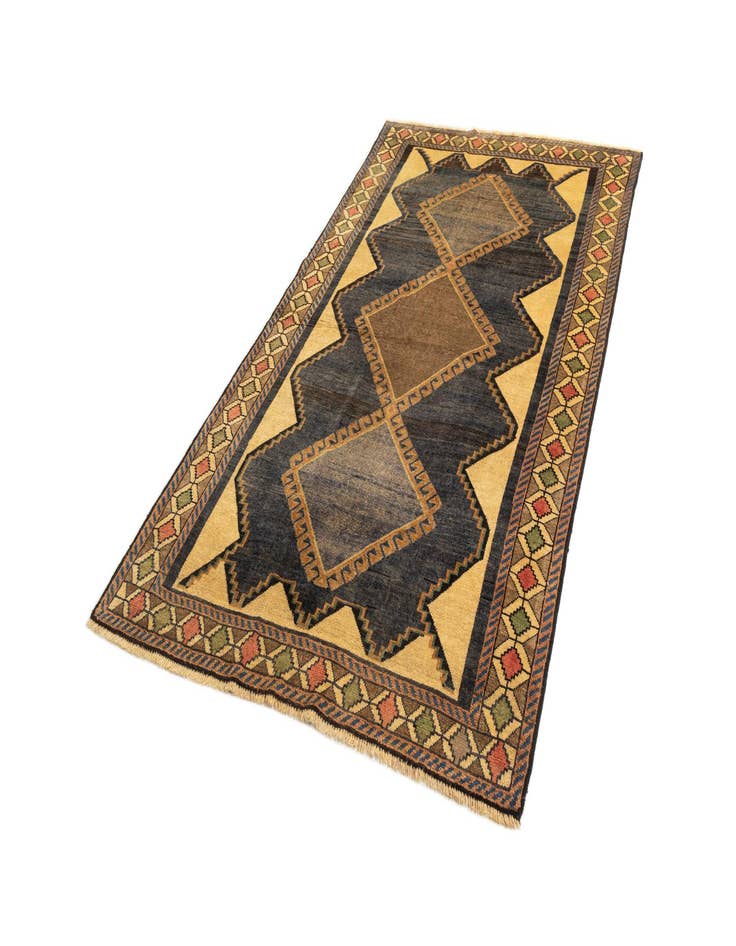 Detail image of  4' 11 x 8' 4 Gabbeh Wool Rug