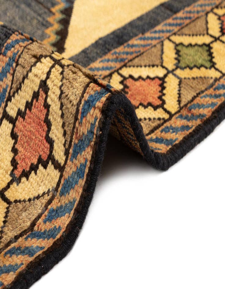 Detail image of  4' 11 x 8' 4 Gabbeh Wool Rug