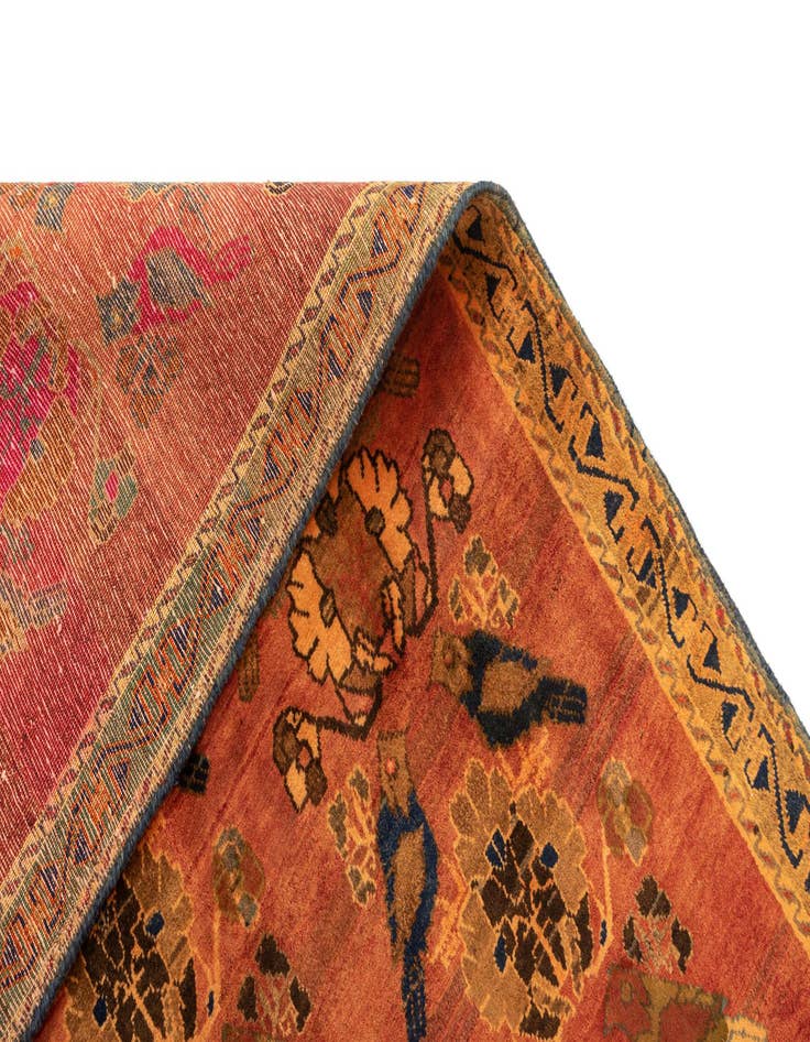 Detail image of  5' 2 x 7' 10 Gabbeh Wool Rug