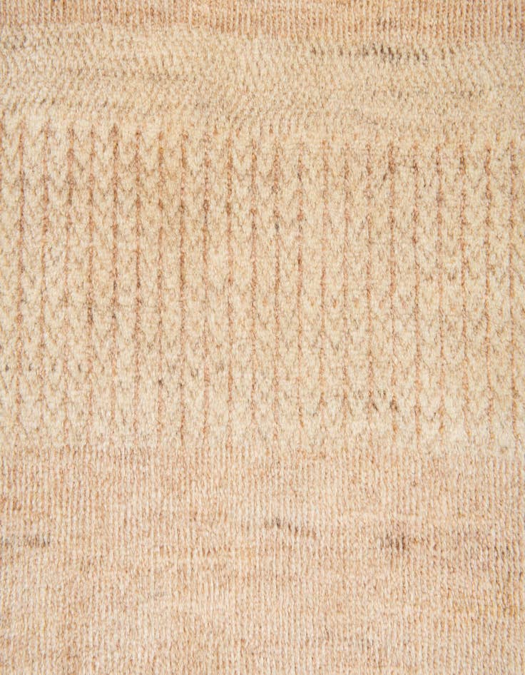 Detail image of  4' 1 x 6'  Hand Knotted Gabbeh Wool Rug