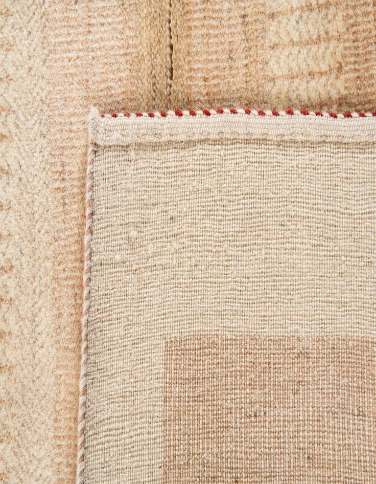 Detail image of  4' 1 x 6'  Hand Knotted Gabbeh Wool Rug