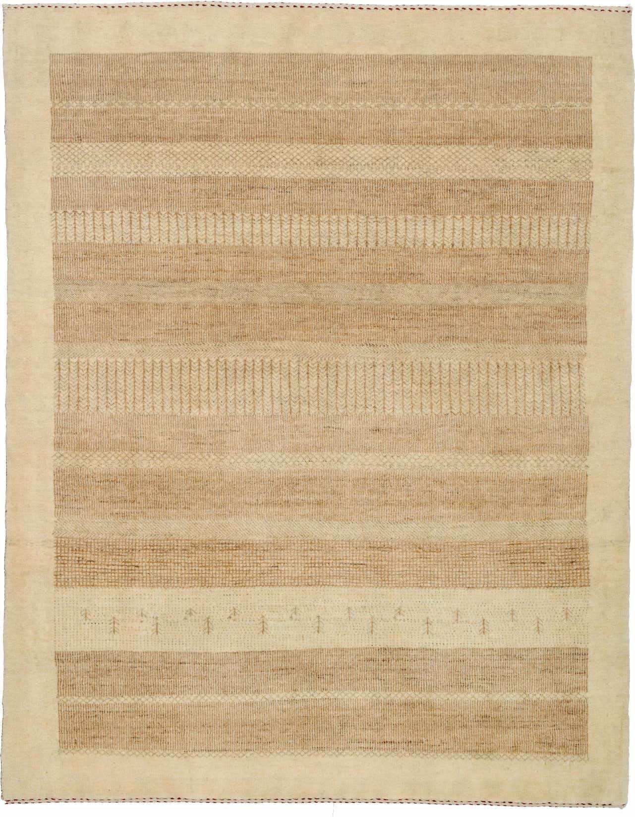 Primary image  4' 1 x 6'  Hand Knotted Gabbeh Wool Rug