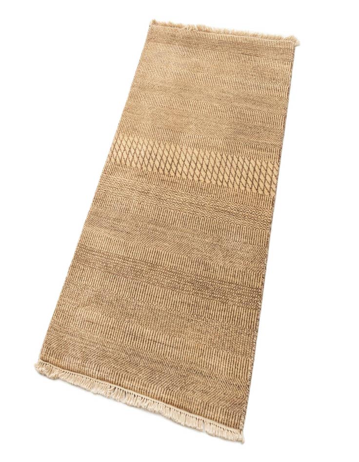 Detail image of  2' 6 x 4' 4  Hand Knotted Gabbeh Wool Rug